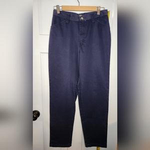 Riders Casual Navy Blue Womens Slacks